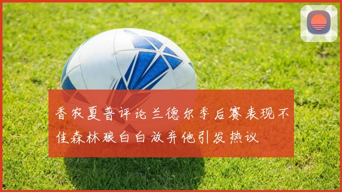 香农夏普评论兰德尔季后赛表现不佳森林狼白白放弃他引发热议